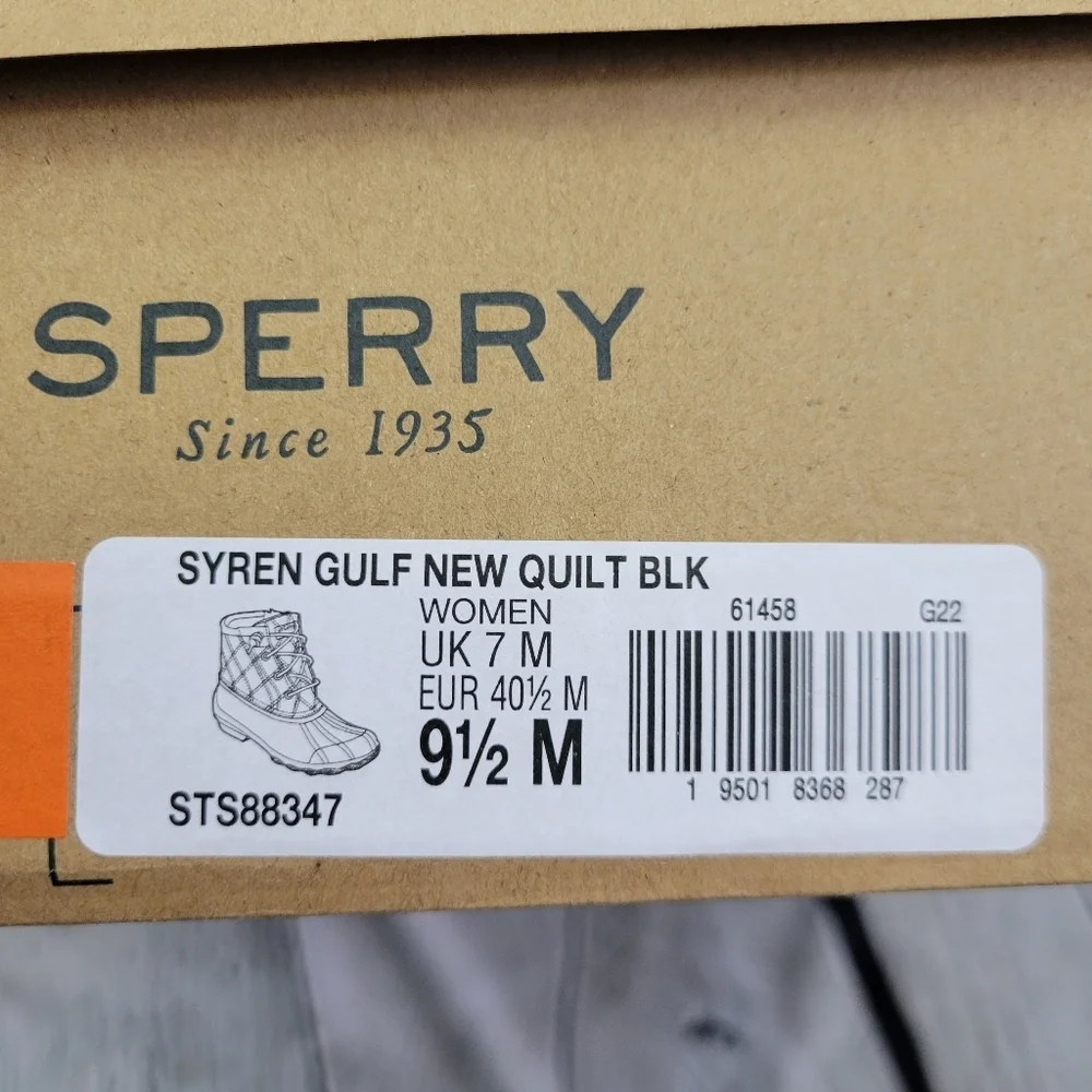 NIB Sperry Size 9.5M Syren Gulf Duck Boots